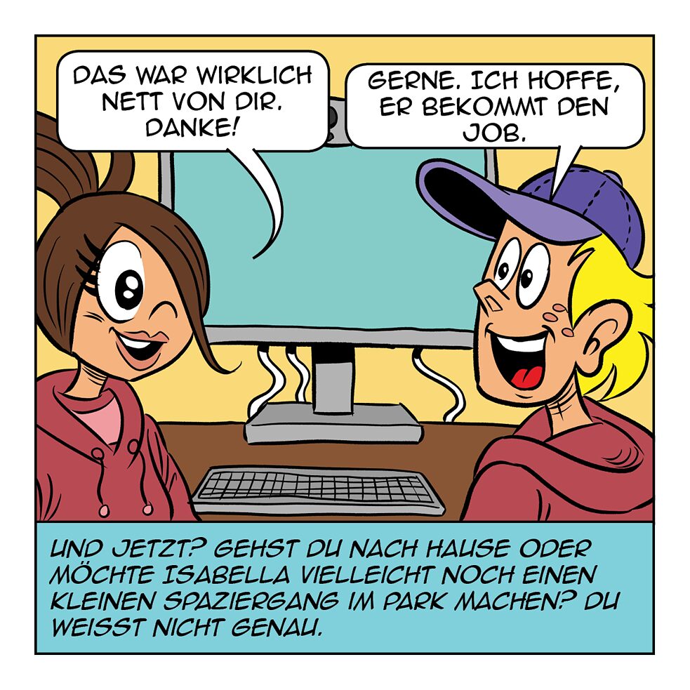 Das war wirklich nett von dir.