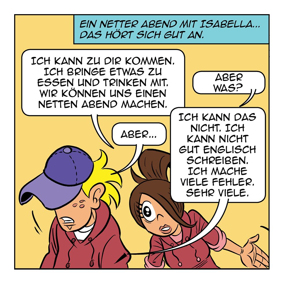 Ich kann zu dir kommen.