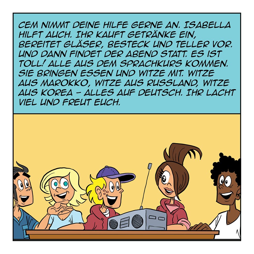 Cem nimmt deine Hilfe gerne an.