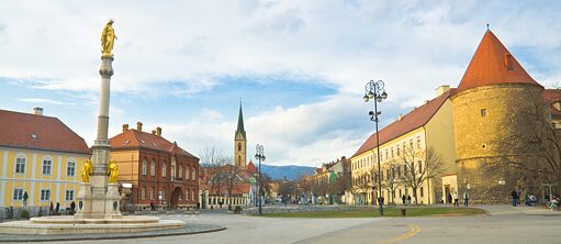 Zagreb - Marienstatue