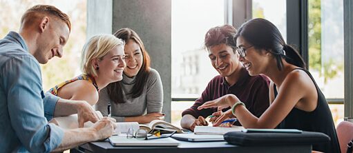 Studierende lernen gemeinsam