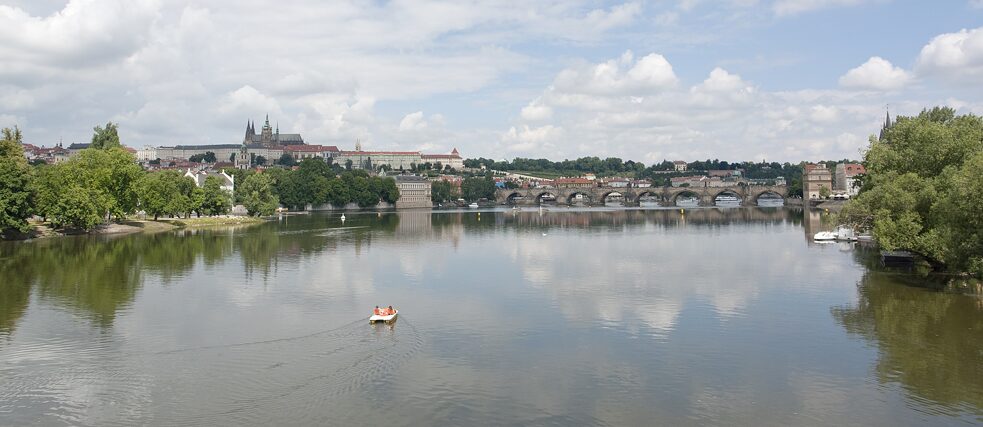 Praha, Hradčany s Karlovým mostem