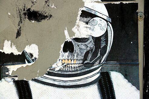 Street Art in the 18b Las Vegas Arts District by an unknown artist