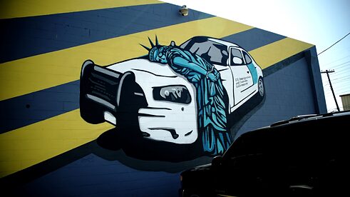 Street Art in the 18b Las Vegas Arts District by Recycled Propaganda