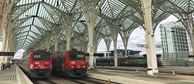 Der Ostbahnhof in Lissabon