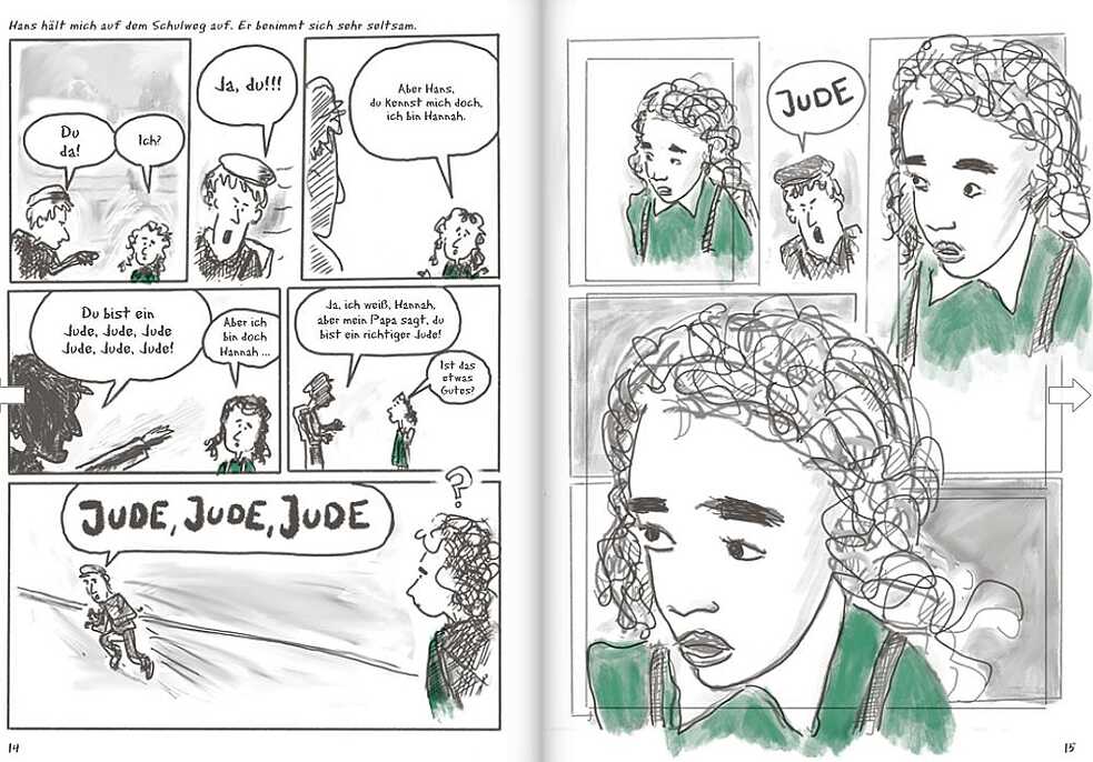 Krimstein: Die drei Leben der Hannah Arendt, S. 14-15