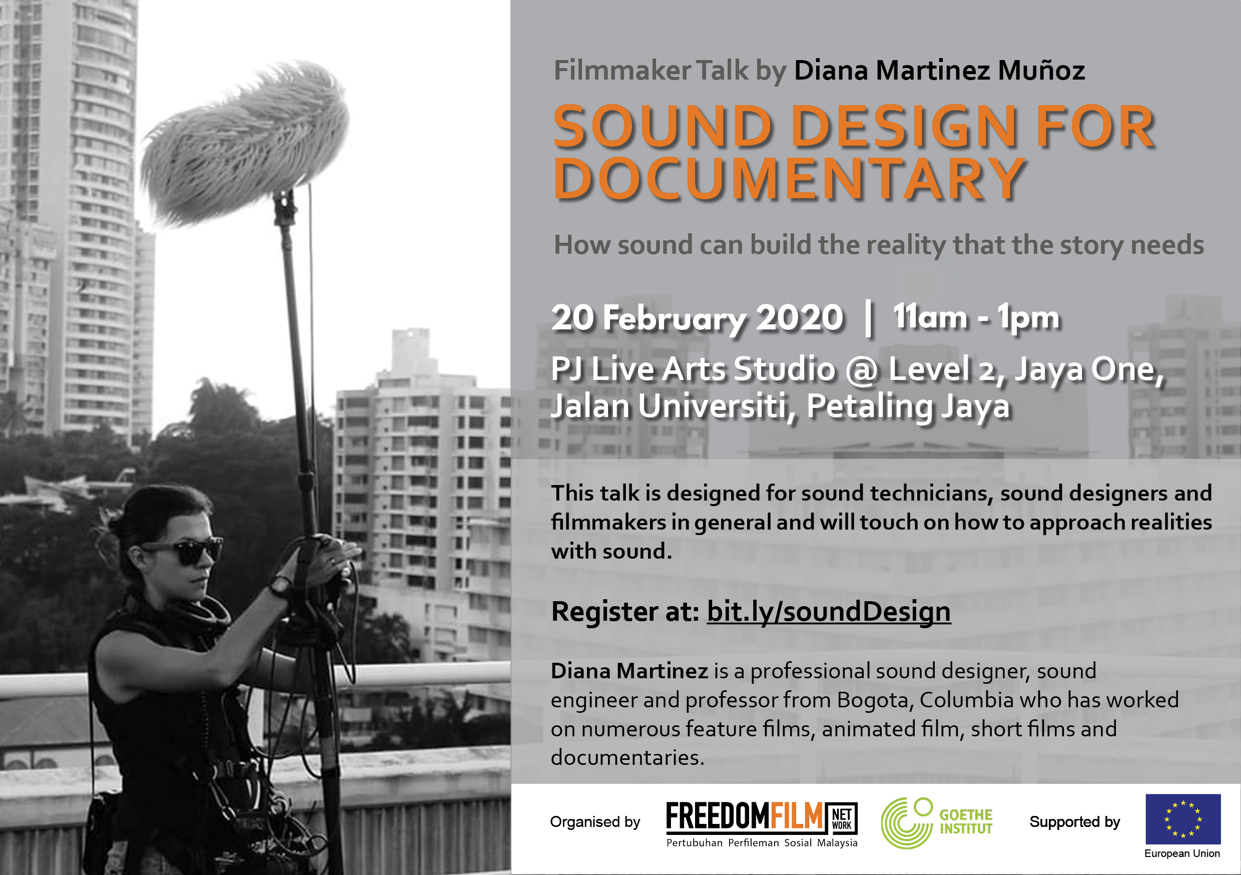 A Filmmaker Talk by Diana Martinez Muñoz Sound Design for Documentary