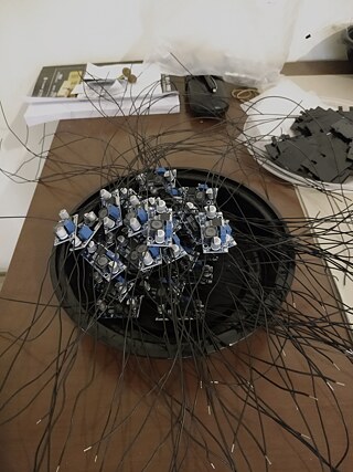 Final mass production for the exhibition at the Bangalore International Centre