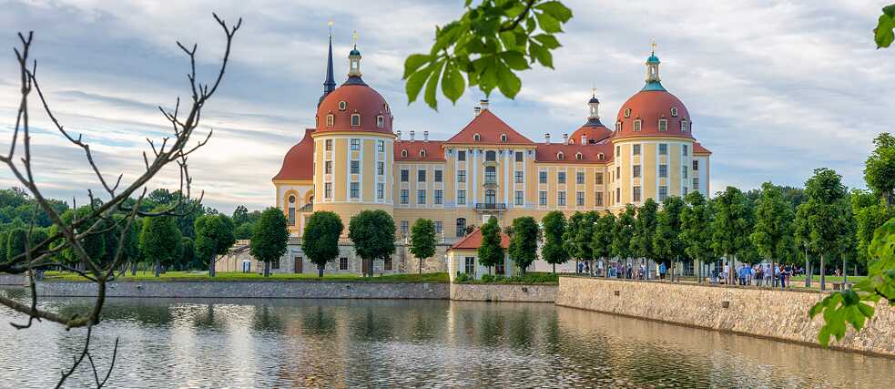Zámek Moritzburg v Sasku