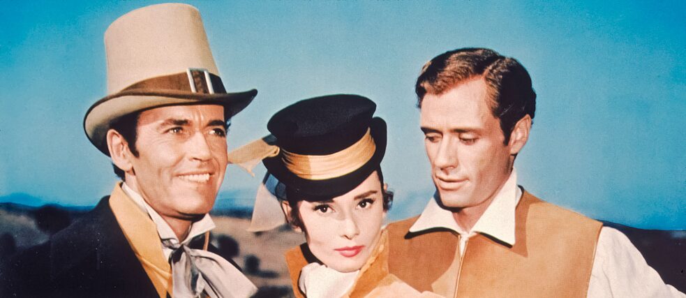 Henry Fonda, Audrey Hepburn, Mel Ferrer in “War and peace”, director King Vidor