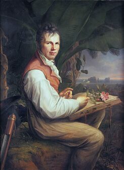 Portrait of Alexander von Humboldt, by Friedrich Georg Weitsch