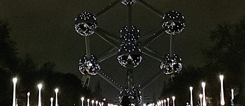 Nachts am Atomium