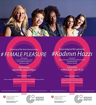 Flyer #Female Pleasure © © Schweizerische Botschaft in der Türkei Flyer #Female Pleasure