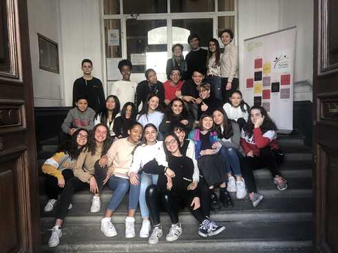Gruppenfoto in Florenz