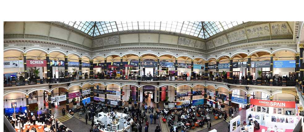 Martin-Gropius-Bau: Blick in das Atrium der Heimstätte des European Film Market