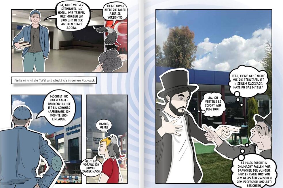 Der geheimnisvolle Sarkophag - Seite 10-11