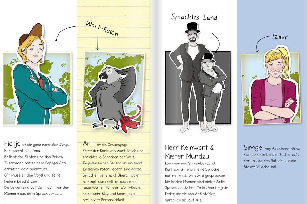 Der geheimnisvolle Sarkophag - Seite 2-3