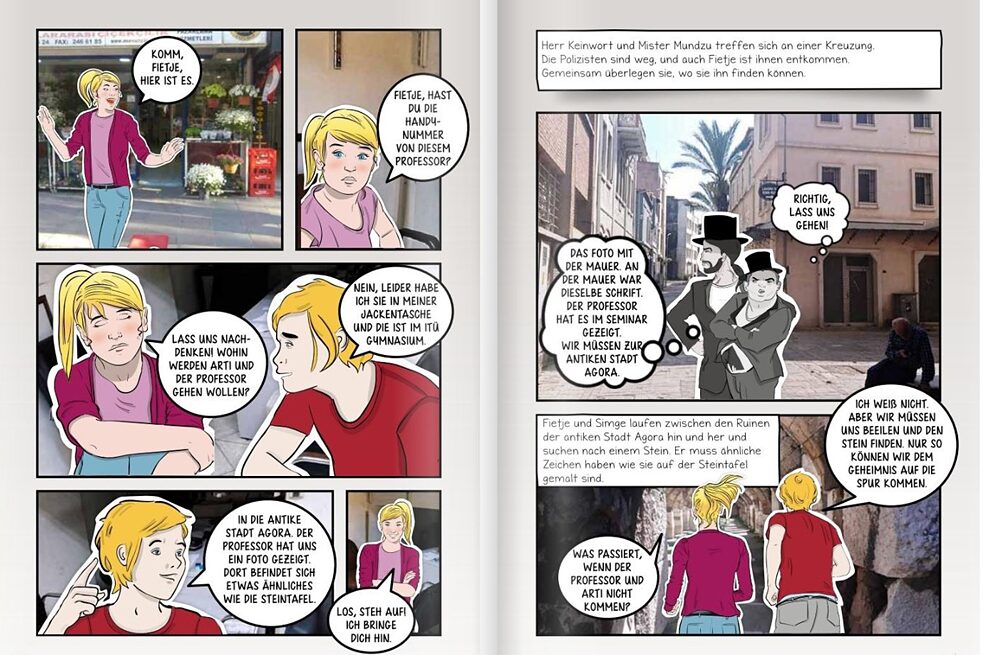 Der geheimnisvolle Sarkophag - Seite 22-23