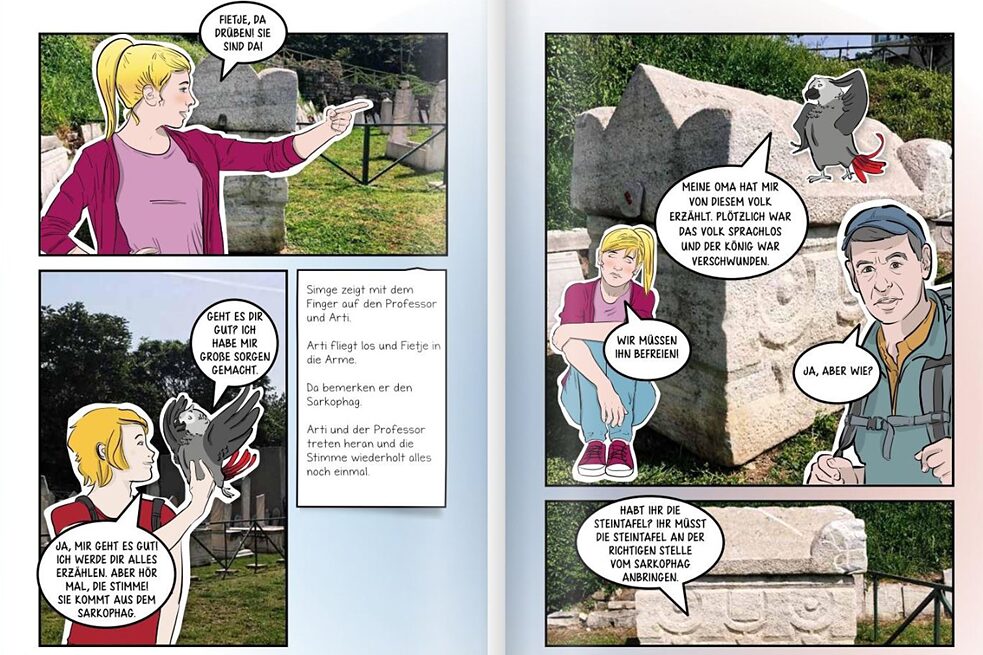 Der geheimnisvolle Sarkophag - Seite 26-27