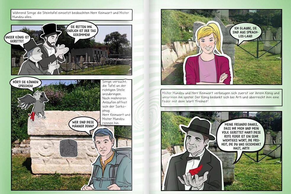 Der geheimnisvolle Sarkophag - Seite 28-29