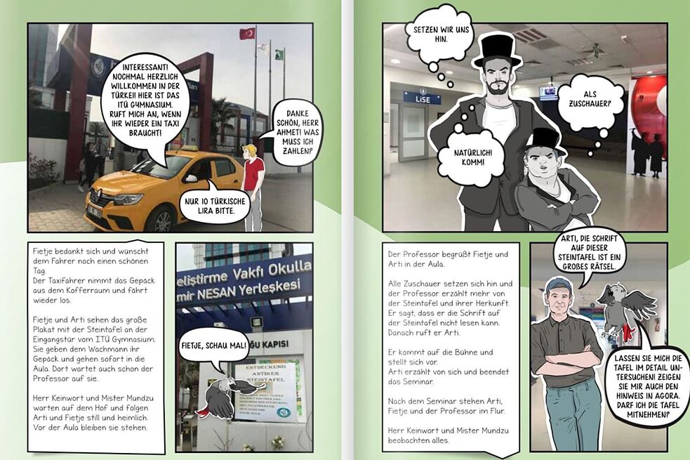 Der geheimnisvolle Sarkophag - Seite 8-9