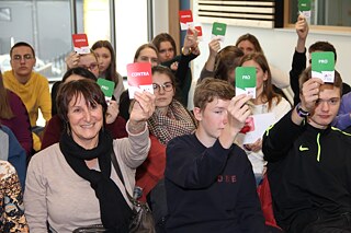 Das Publikum wird miteinbezogen