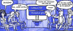 Comic - Anna, Greg und Tomek bei den Azubis