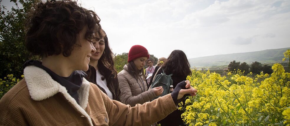 Besuch eines Bauernhofes im Jordantal
