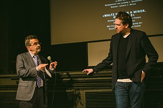 Carlos Nogueira im Gespräch mit Regisseur Jan-Ole Gerster