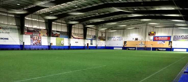 The Victoria Soccer Club's playing field
