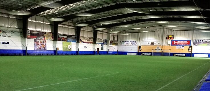 Das Spielfeld des Victoria Soccer Clubs