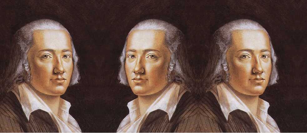 Friedrich Hölderlin. Pastel od Franze Karla Hiemera, 1792