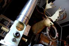 The periscope of the German submarine in the museum