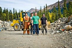 Bernie Kreft with his employees