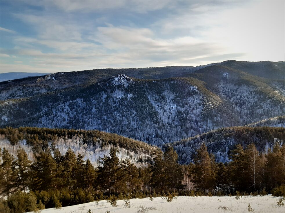 „Stolby“ im Winter