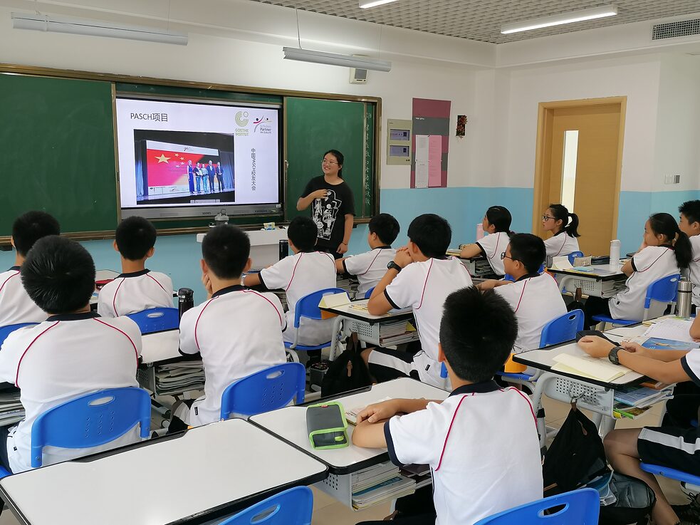 Die Schüler*innen waren sichtlich interessiert