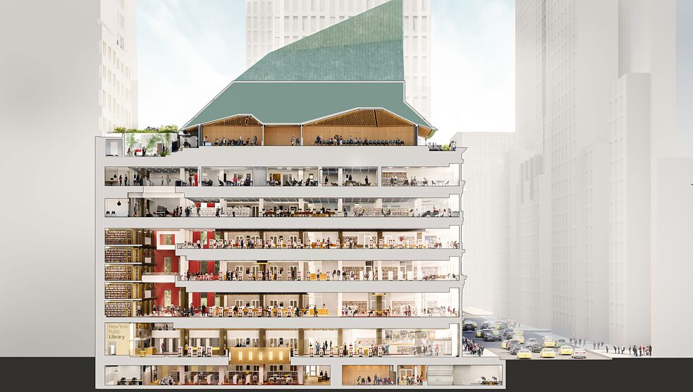 Midtown-Manhattan Library Gebäude 