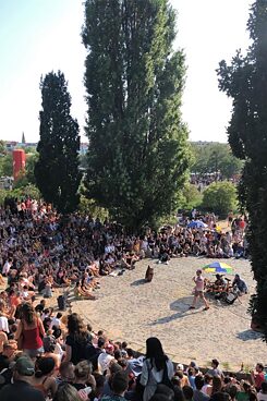 Mauerpark's Karaoke sessions are world famous