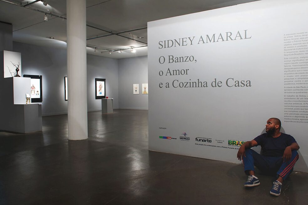 Ausstellung „O Banzo, O Amor e a Cozinha de Casa“, Sidney Amaral, Museu Afro Brasil, 2015