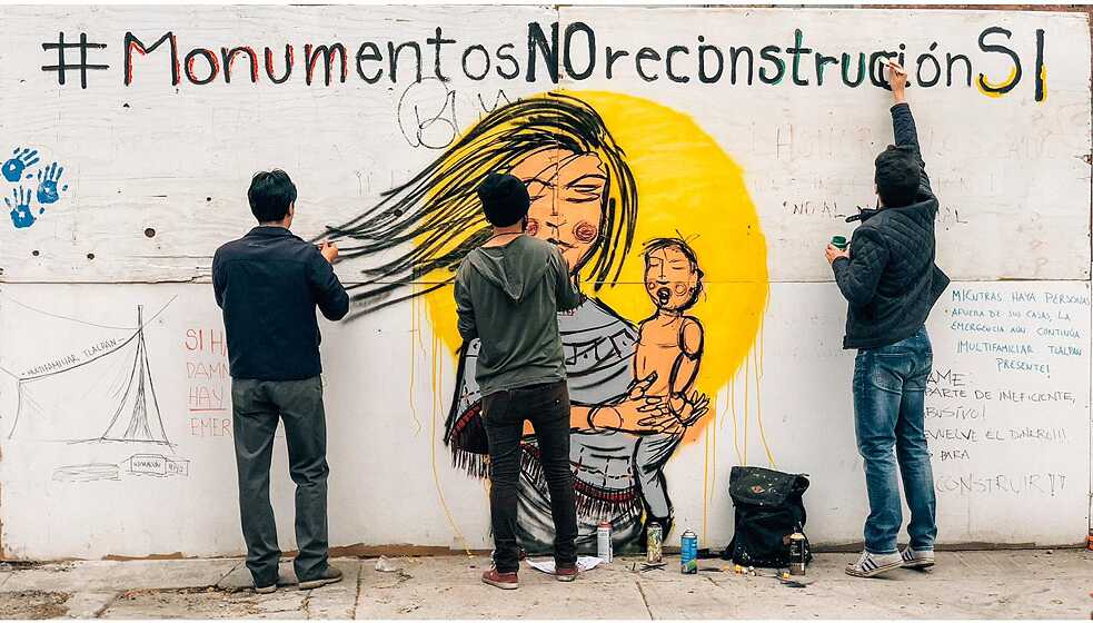 Our Memorial 19s, a 5 month-long campaign to stop the construction of a monument which sponsored forgetting and impunity in the wake of the 2017 Mexico earthquakes.