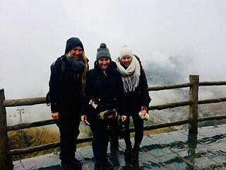 Der Ausblick über Longji 