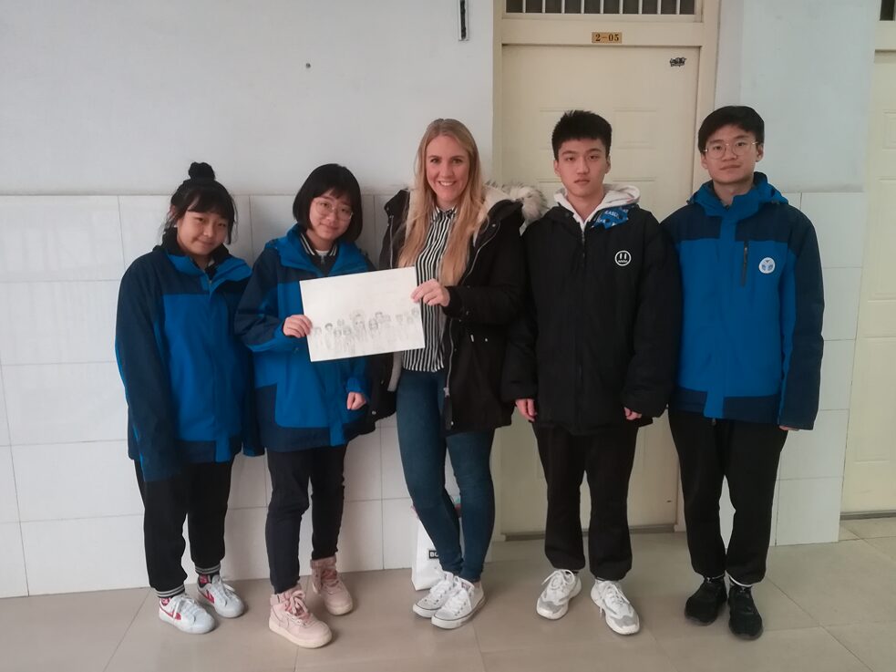 Ein Teil meines A1 Deutschkurses des 10. Jahrgangs 