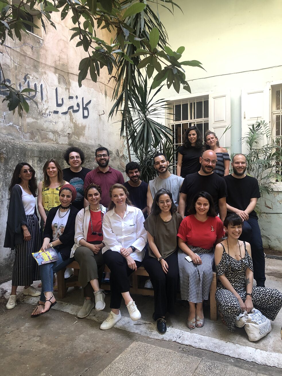 لقاء فريق تكوين بفنتصميم في بيروت