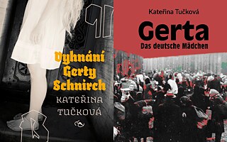 Cover der tschechischen (2009) und der deutschen (2018) Ausgabe "Gerta. Das deutsche Mädchen"