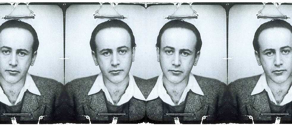 Paul Celan ve věku 18 let. Pasová fotografie, 1938