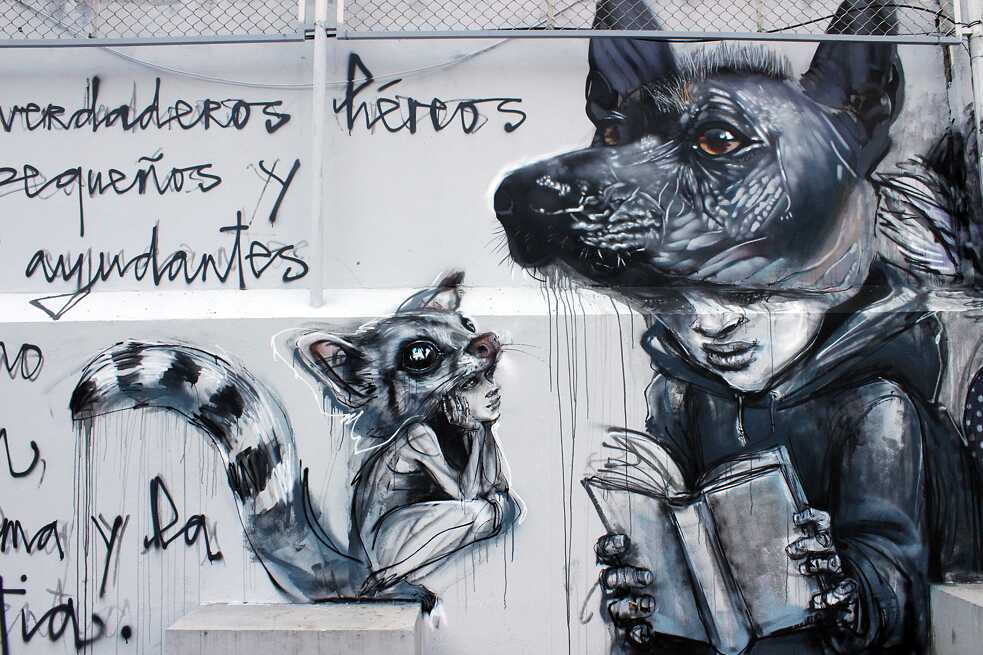 Mural for the “Silent Heroes” who remain calm in a crisis.