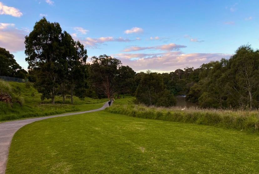 The Merri Creek Trail in northern Melbourne