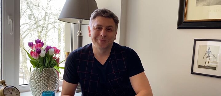 Portraitbild von Marius Ivaškevičius, Vilnius