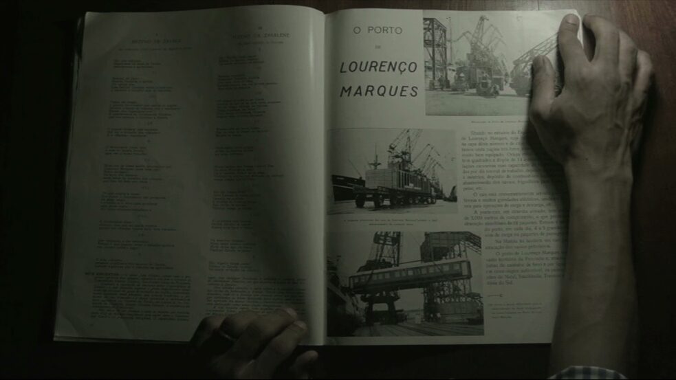 Colonial history – This screenshot from the film “A Memory in Three Acts” shows a magazine.