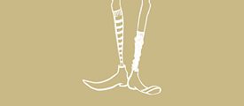 Illustration von Pippi Langstrumpfs Beinen